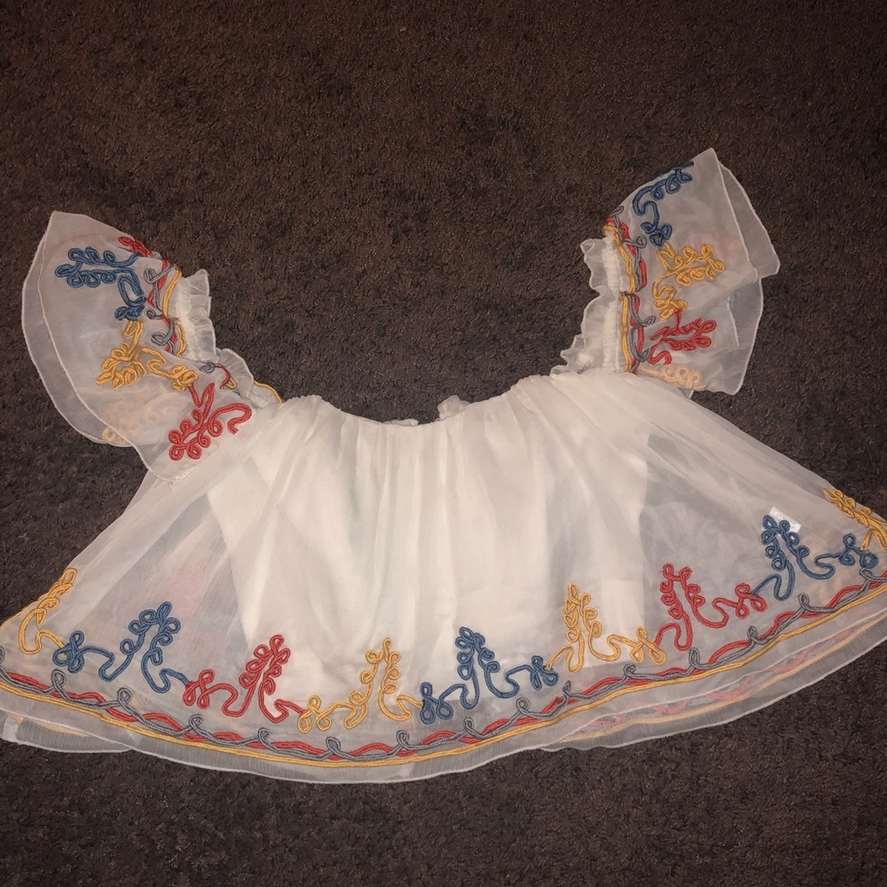 Tularosa Off Shoulder Crop Top